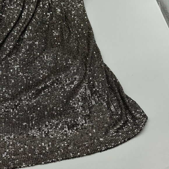 The Drop Padma Women's Plus Size 5X Pewter Sequin Cut-Out Midi Party Dress NWT - Picture 4 of 14